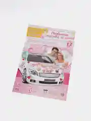 Набор магнитов на авто "Любимая, спасибо за дочь!", на выписку, 29,7 х 42 см