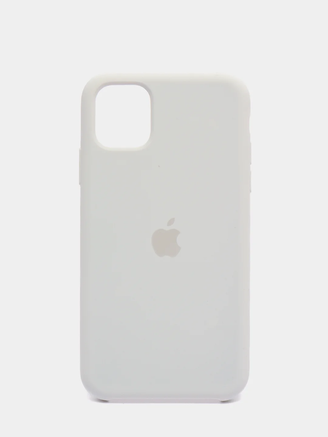 Белый чехол силиконовый для iPhone 11