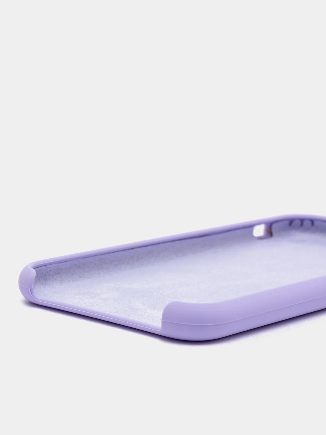 Лавандовый чехол силиконовый для iPhone 11