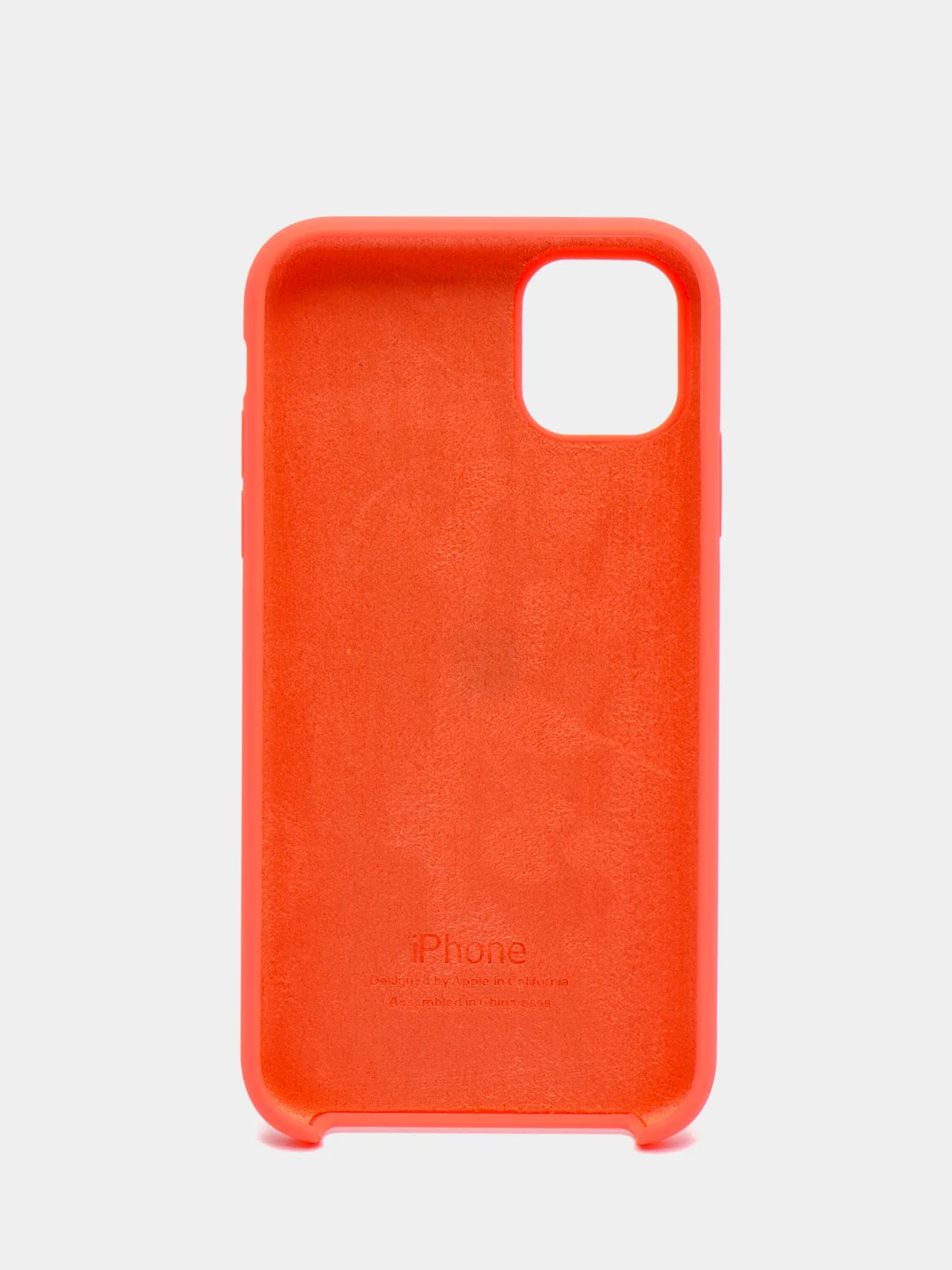 Алый чехол силиконовый для iPhone 11
