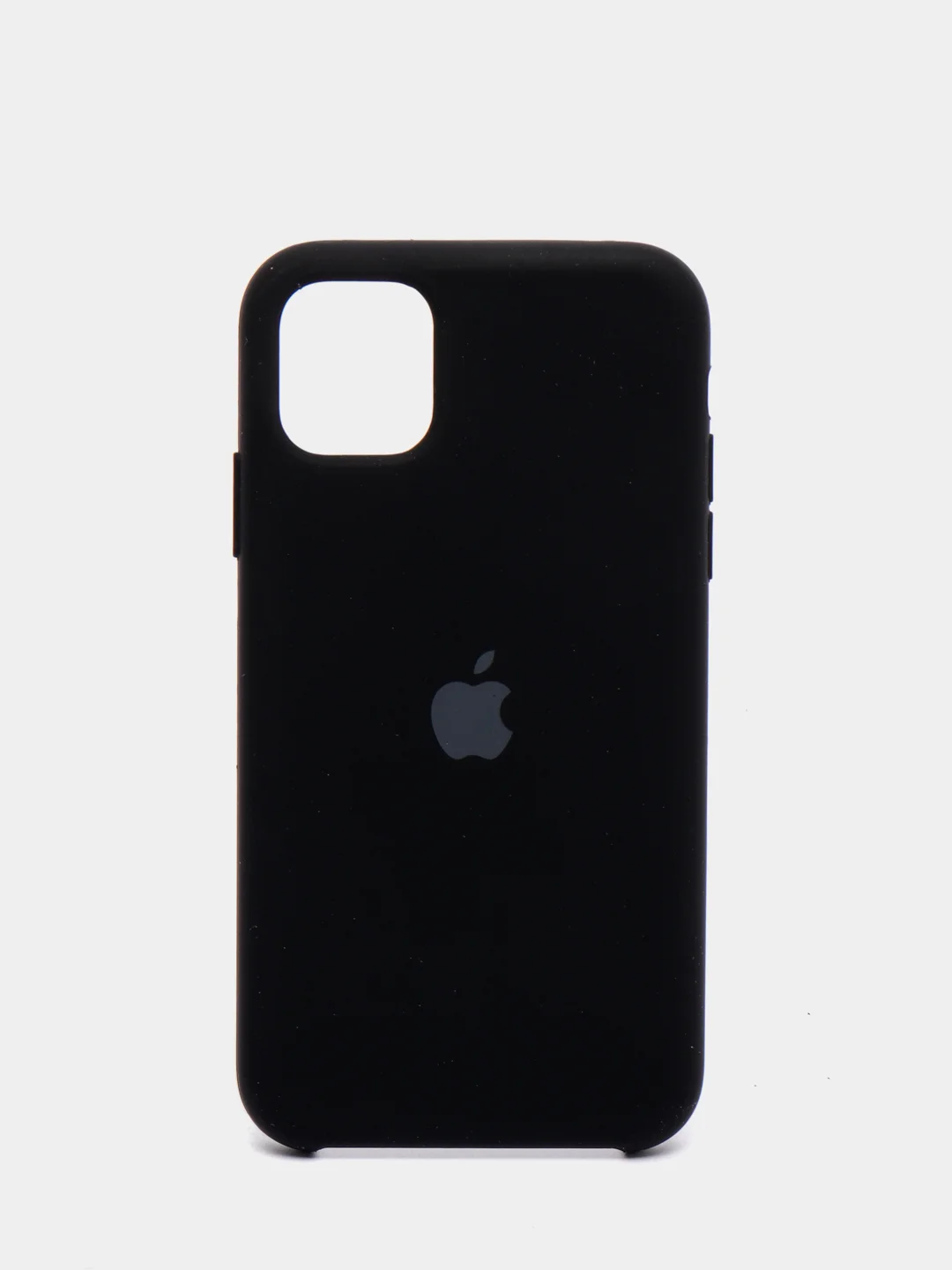Черный чехол силиконовый для iPhone 11