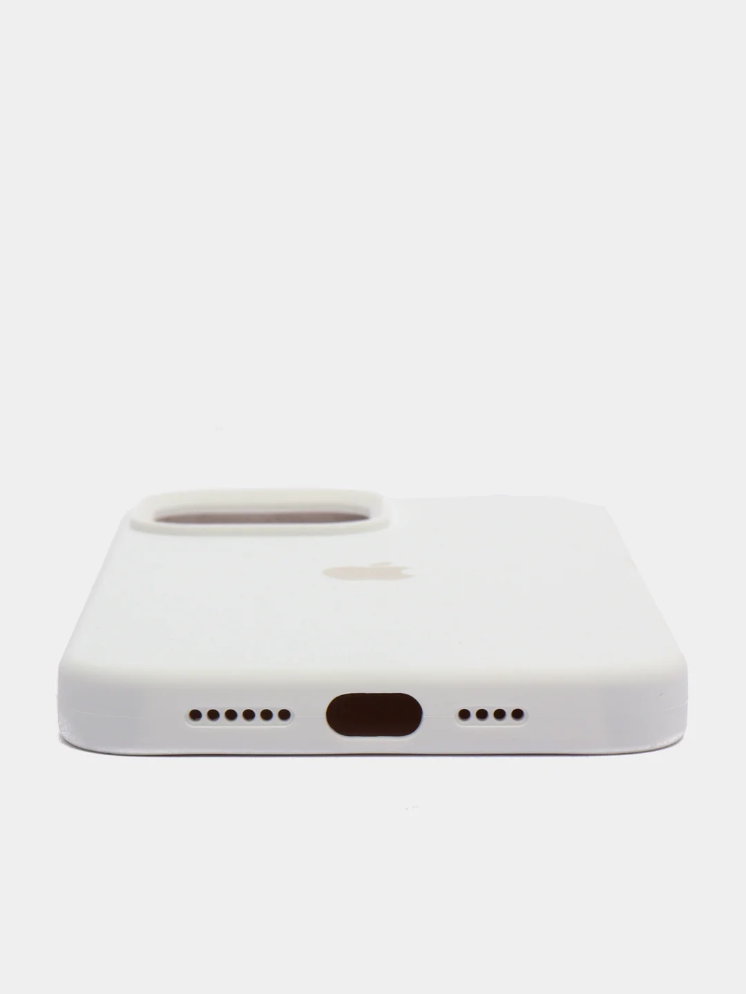 Белый чехол силиконовый для iPhone 13 PRO MAX