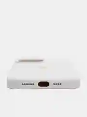 Белый чехол силиконовый для iPhone 13 PRO MAX
