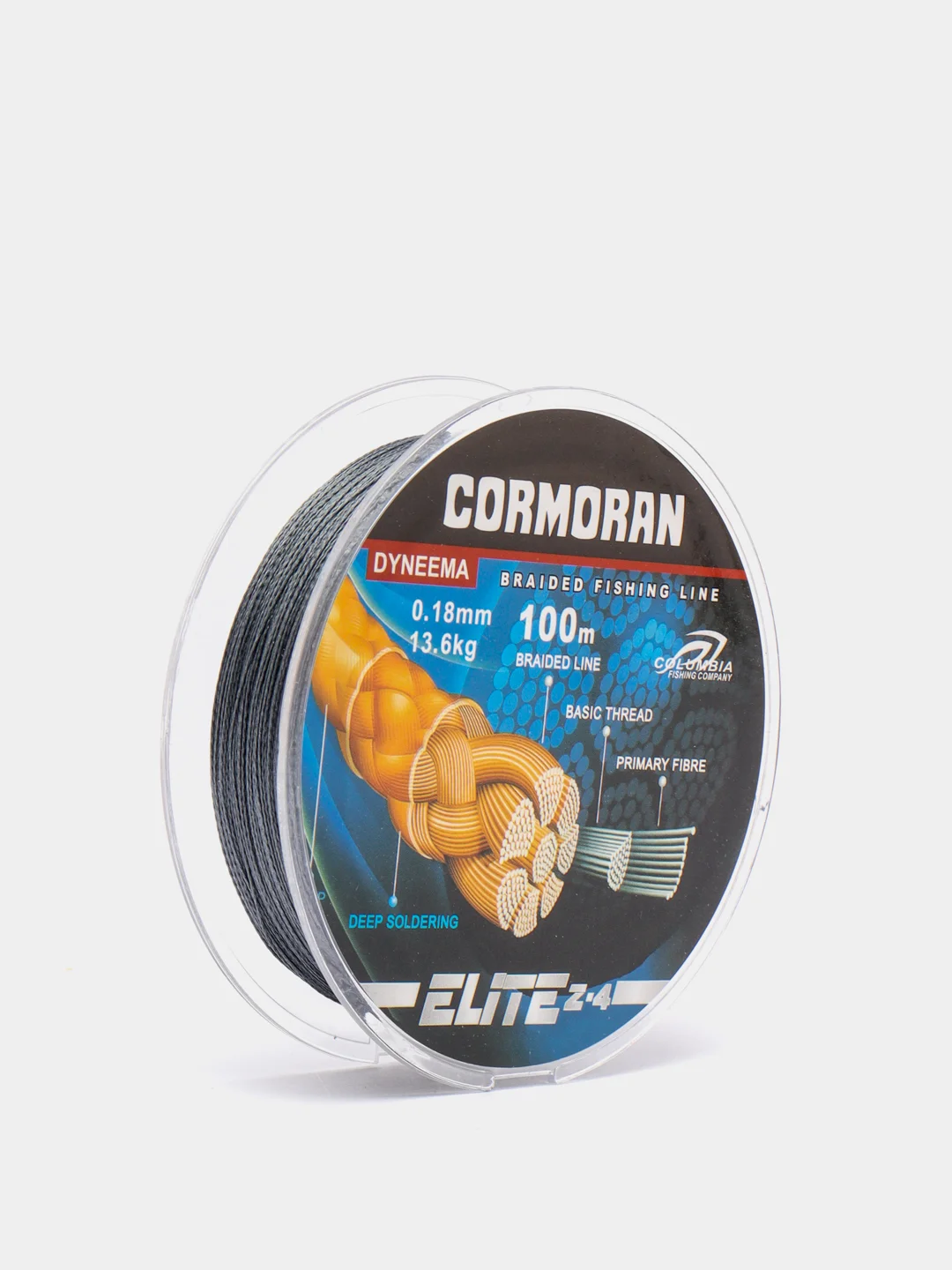 Серебряный леска плетеная для рыбалки Cormoran