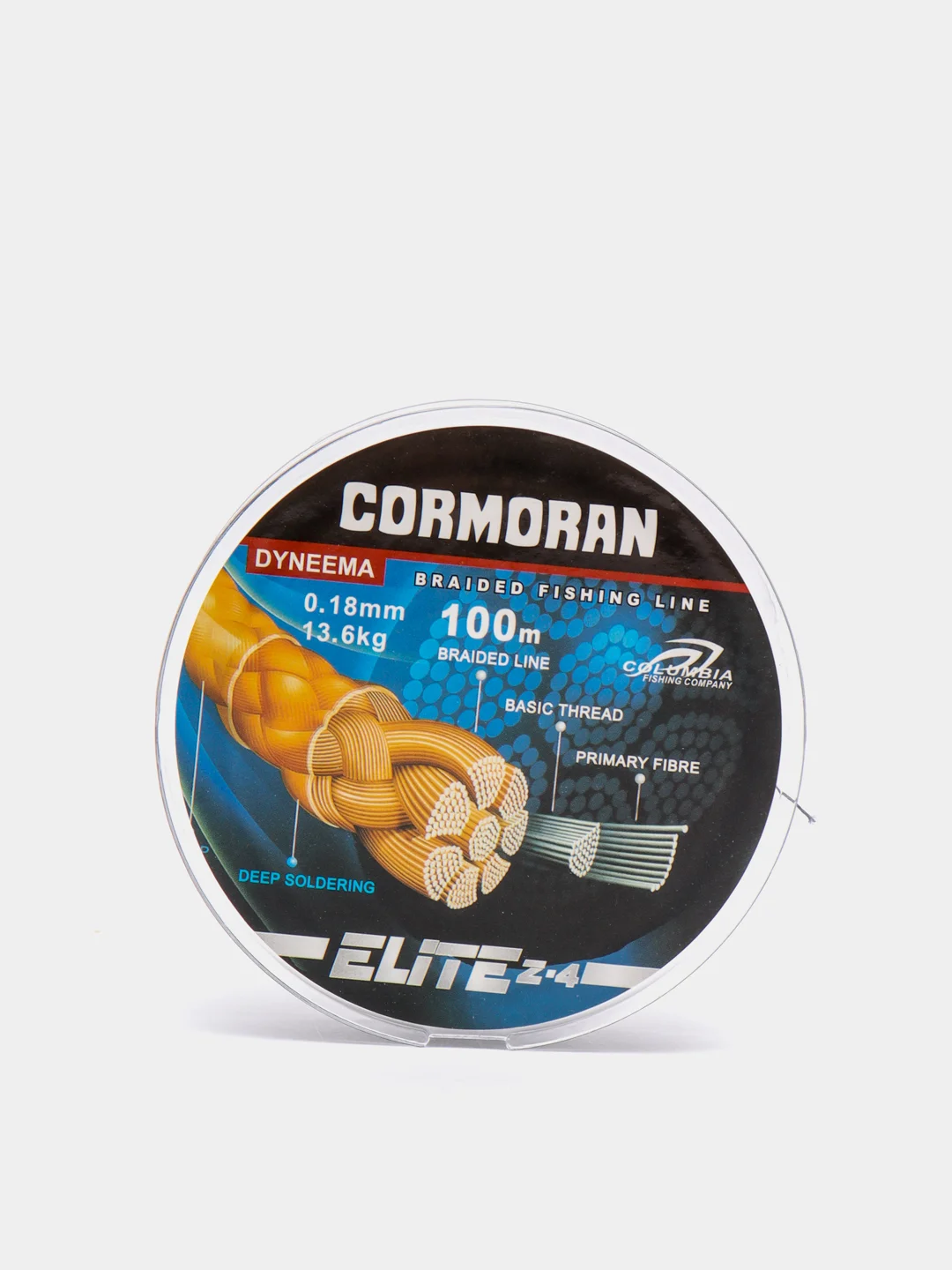 Серебряный леска плетеная для рыбалки Cormoran