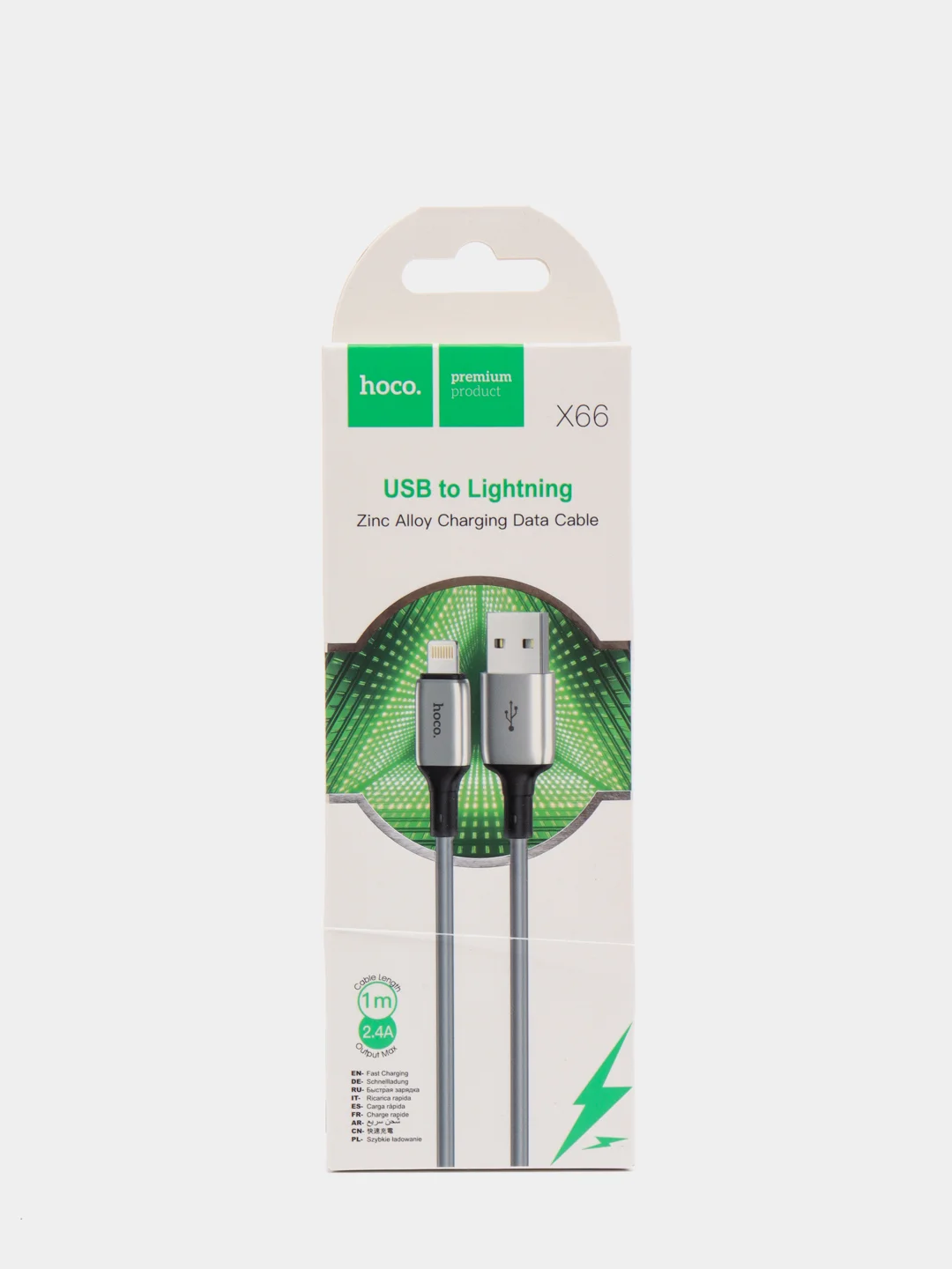 Кабель зарядный HOCO X66 Micro-USB/ Type-C / Lightning для Android и iPhone