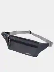 Серый поясная сумка