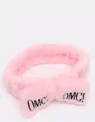 Розовый повязка на голову OMG для волос