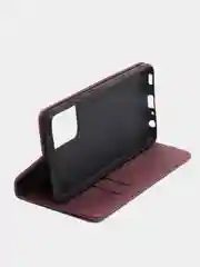 Багровый чехол книжка Samsung A72