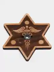 Голубой деревянная подставка под благовония с ритуалами, 5 типов отверстий