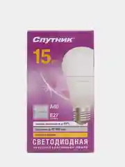 Лампа (лампочка) светодиодная A60 (ЛОН) 10W/12W/15W/18W/4000K/E27
