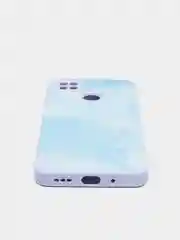Голубой чехол Xiaomi Redmi 9C, Redmi 9C NFC, Redmi 10A, Сяоми Редми 9С,  пластиковый под стекло