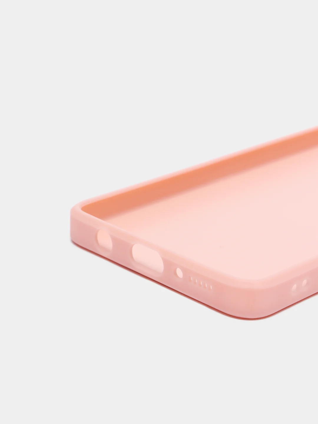 Пастельно-коралловый чехол Samsung Galaxy A51 пластиковый под стекло