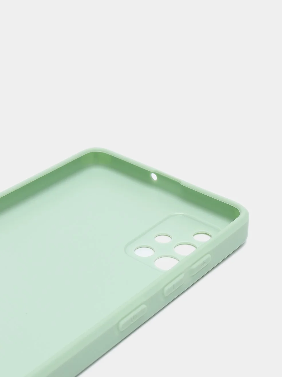Лайм чехол Samsung Galaxy A51 пластиковый под стекло