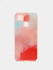Коралловый меланж чехол Xiaomi Redmi 9C, Redmi 9C NFC, Redmi 10A, Сяоми Редми 9С,  пластиковый под стекло