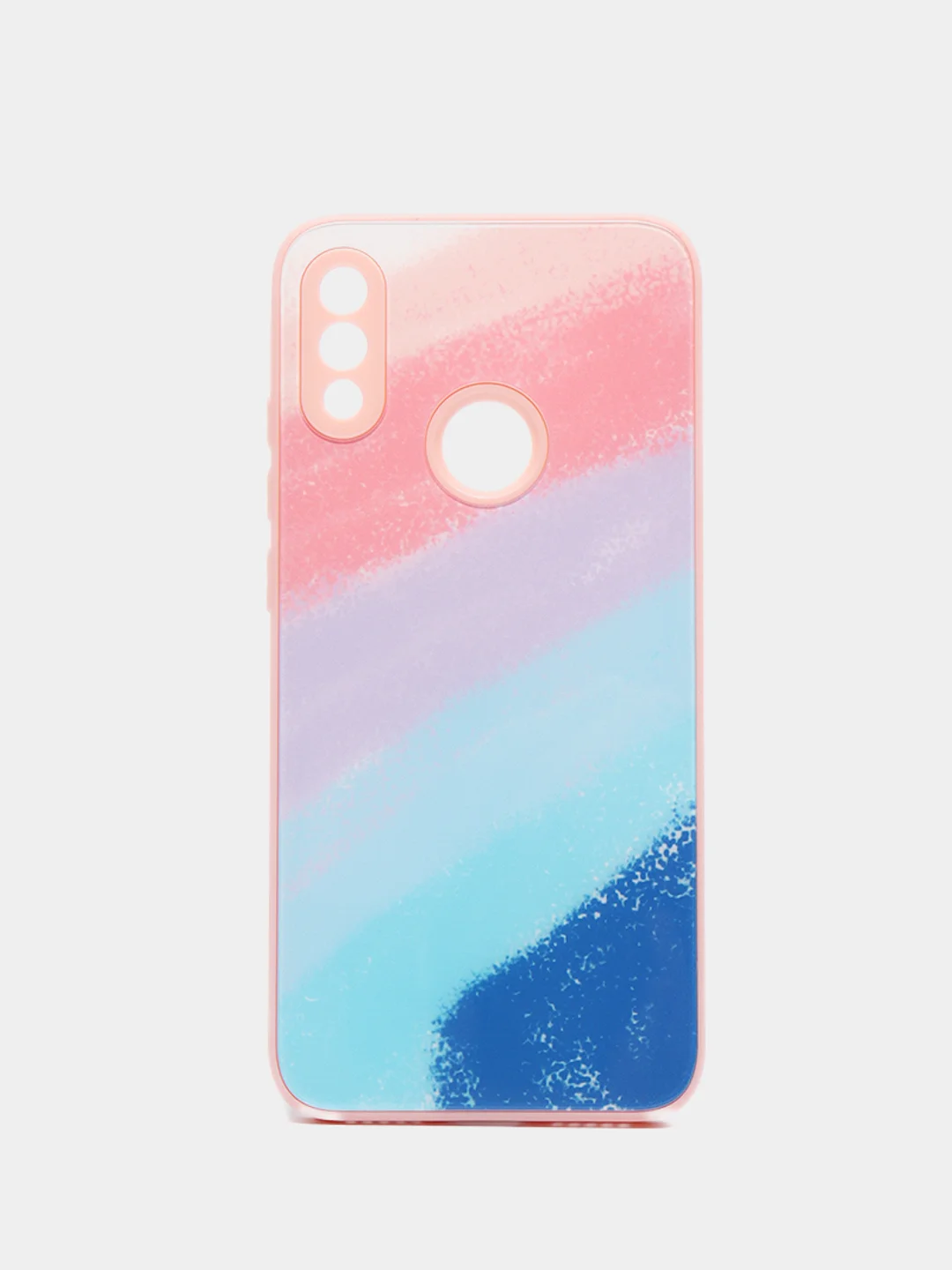 Пастельно-коралловый чехол Xiaomi Redmi Note 7, Redmi Note 7 Pro твердый пластиковый глянцевый под стекло