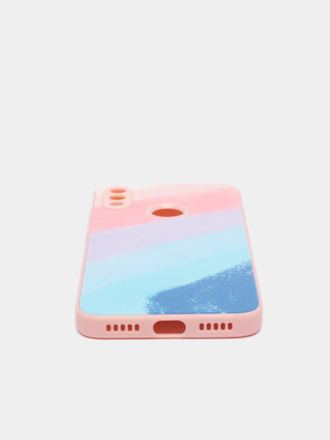 Пастельно-коралловый чехол Xiaomi Redmi Note 7, Redmi Note 7 Pro твердый пластиковый глянцевый под стекло