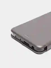 Серебряный чехол-книжка Xiaomi Redmi Note 11 Pro 4G, Сяоми Редми Нот 11 Про 4G российская версия