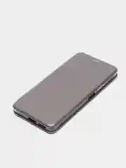Серебряный чехол-книжка Xiaomi Redmi Note 11 Pro 4G, Сяоми Редми Нот 11 Про 4G российская версия