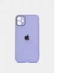Лавандовый чехол силиконовый для iPhone 11 со стеклянной панелью