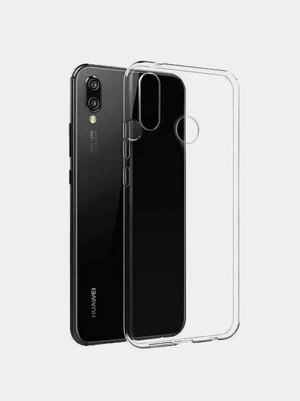Чехол для Huawei P20 Lite, прозрачный, силиконовый