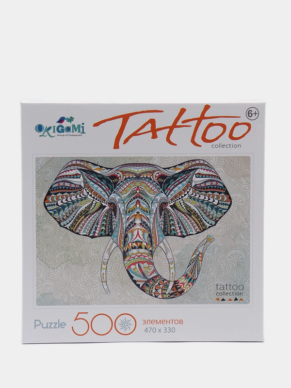Пазл Tattoo "Слон", 500 элементов