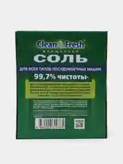 Соль для посудомоечных машин Clean&Fresh, 1000 г