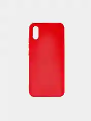 Красный чехол для Xiaomi Redmi 9A силиконовый, разные цвета