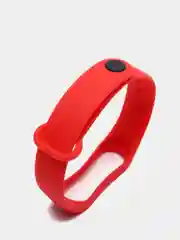 Красный ремешки для Xiaomi Mi Band 5 и Mi Band 6, силиконовые