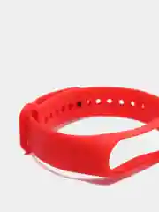 Красный ремешки для Xiaomi Mi Band 5 и Mi Band 6, силиконовые