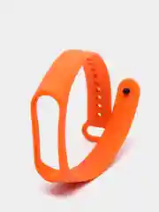 Оранжевый ремешки для Xiaomi Mi Band 5 и Mi Band 6, силиконовые