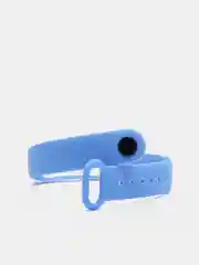 Синий ремешки для Xiaomi Mi Band 5 и Mi Band 6, силиконовые