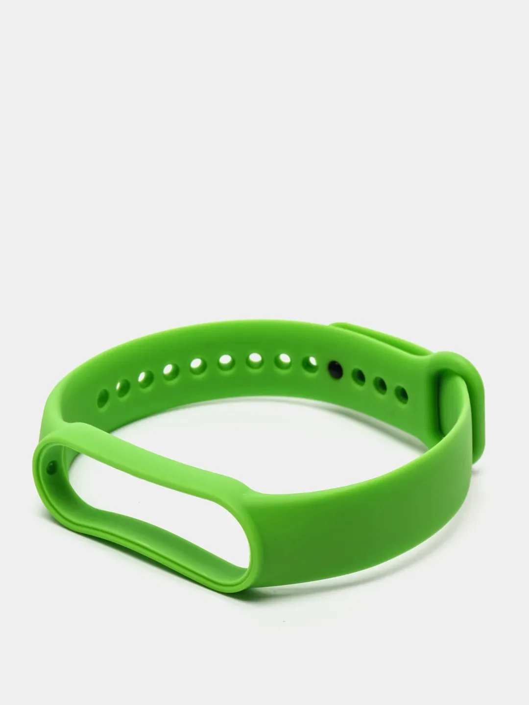 Салатовый ремешки для Xiaomi Mi Band 5 и Mi Band 6, силиконовые