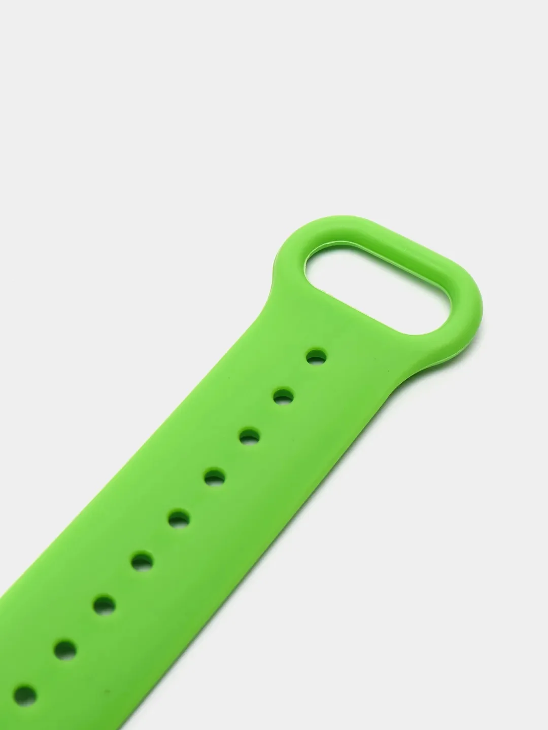 Салатовый ремешки для Xiaomi Mi Band 5 и Mi Band 6, силиконовые
