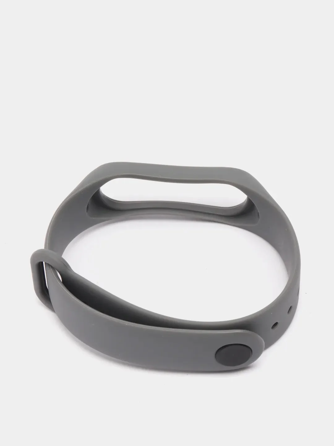 Тёмно-серый ремешки для Xiaomi Mi Band 5 и Mi Band 6, силиконовые