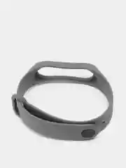 Тёмно-серый ремешки для Xiaomi Mi Band 5 и Mi Band 6, силиконовые