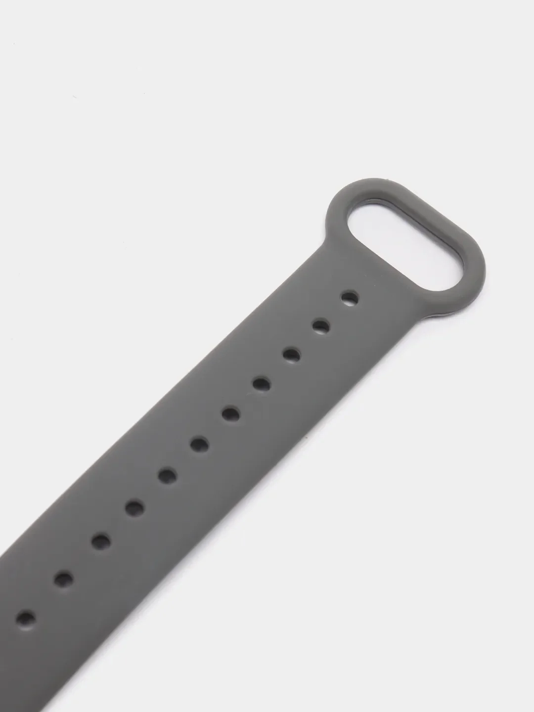 Тёмно-серый ремешки для Xiaomi Mi Band 5 и Mi Band 6, силиконовые