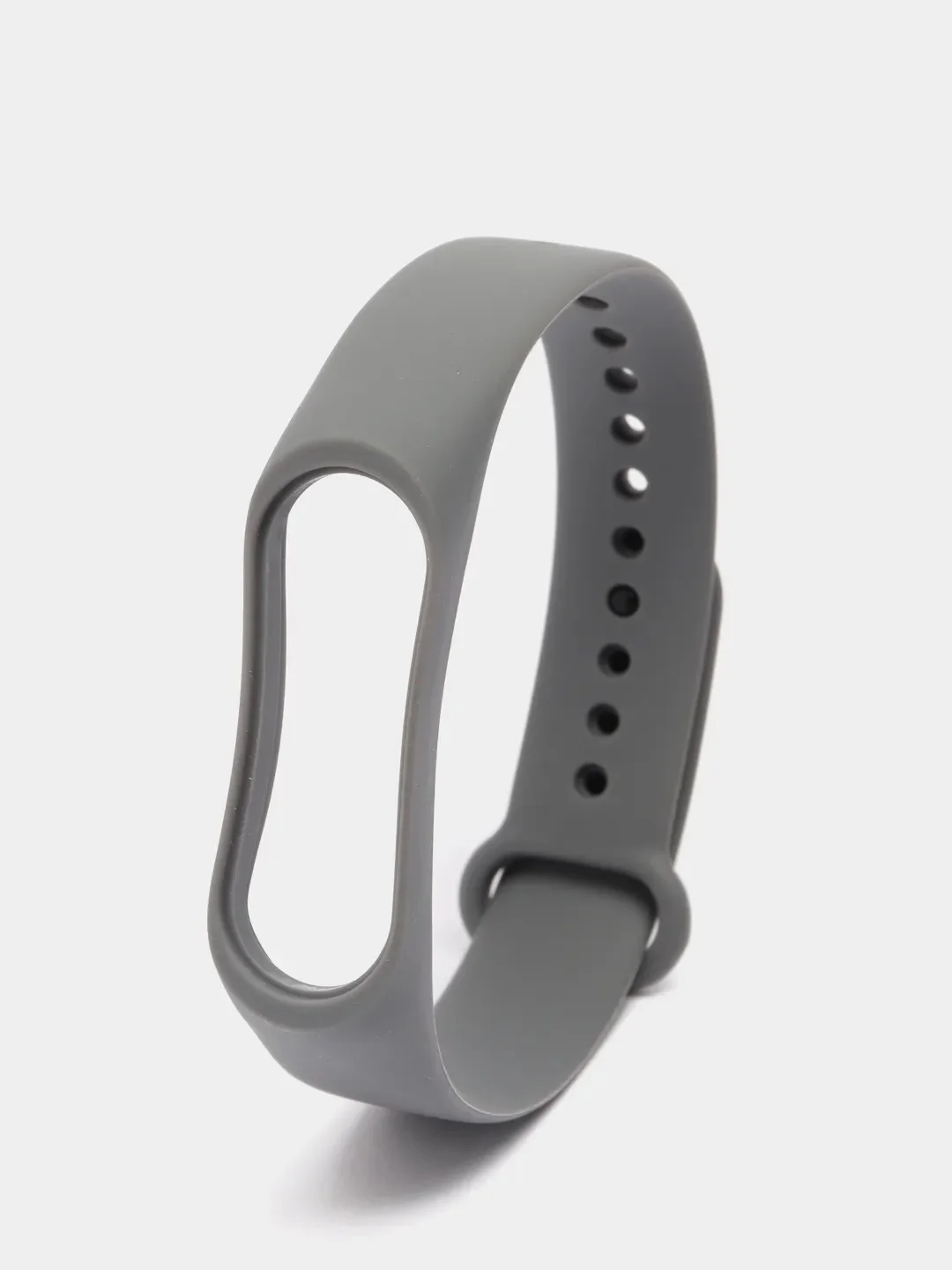 Тёмно-серый ремешки для Xiaomi Mi Band 5 и Mi Band 6, силиконовые