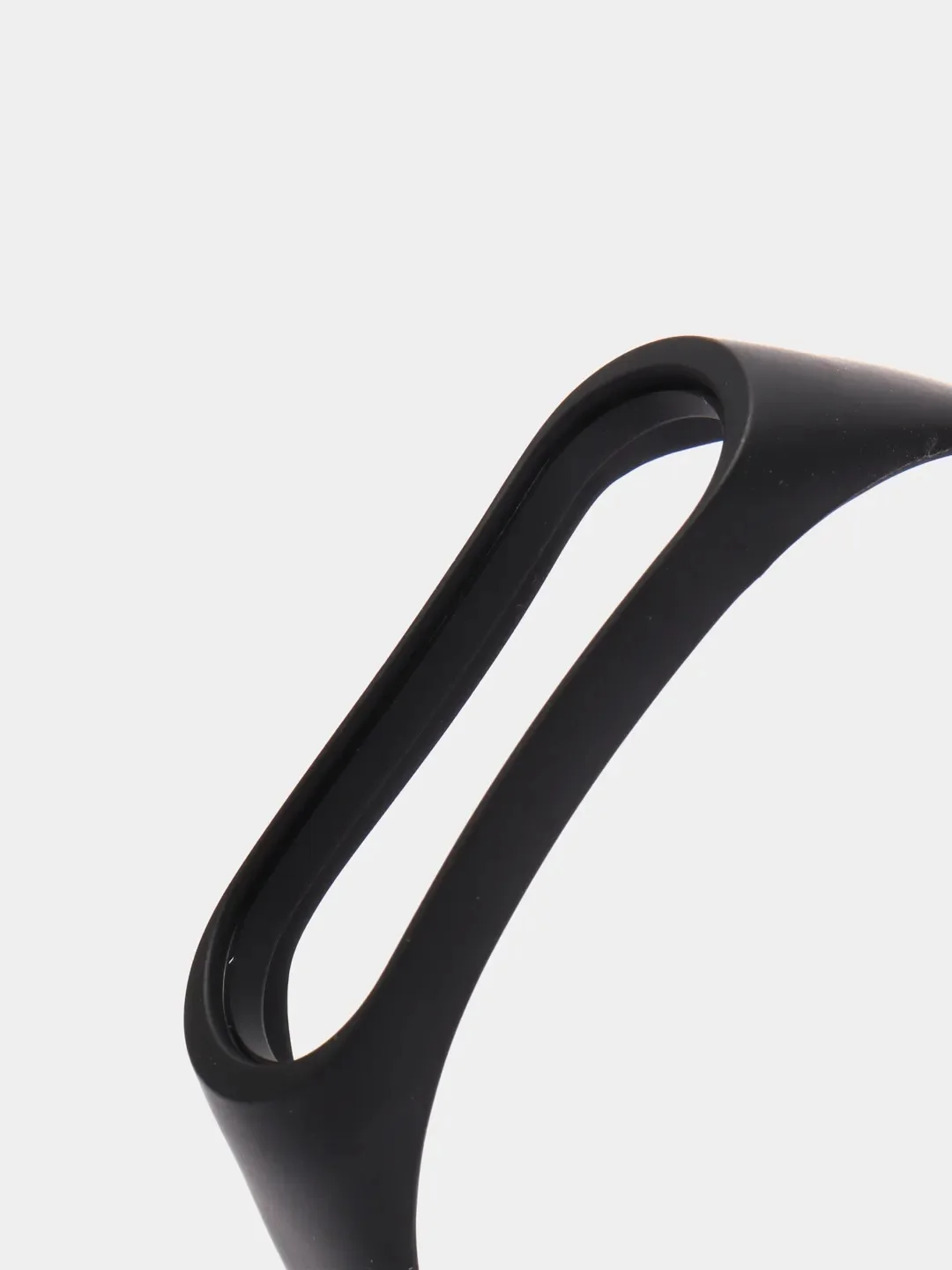 Черный ремешки для Xiaomi Mi Band 5 и Mi Band 6, силиконовые