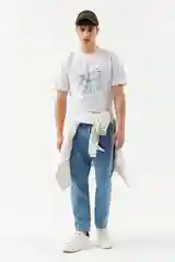 Брюки джинсовые мужские Befree, прямые, пояс-резинка