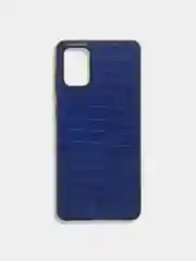 Синий чехол под кожу Samsung Galaxy A31
