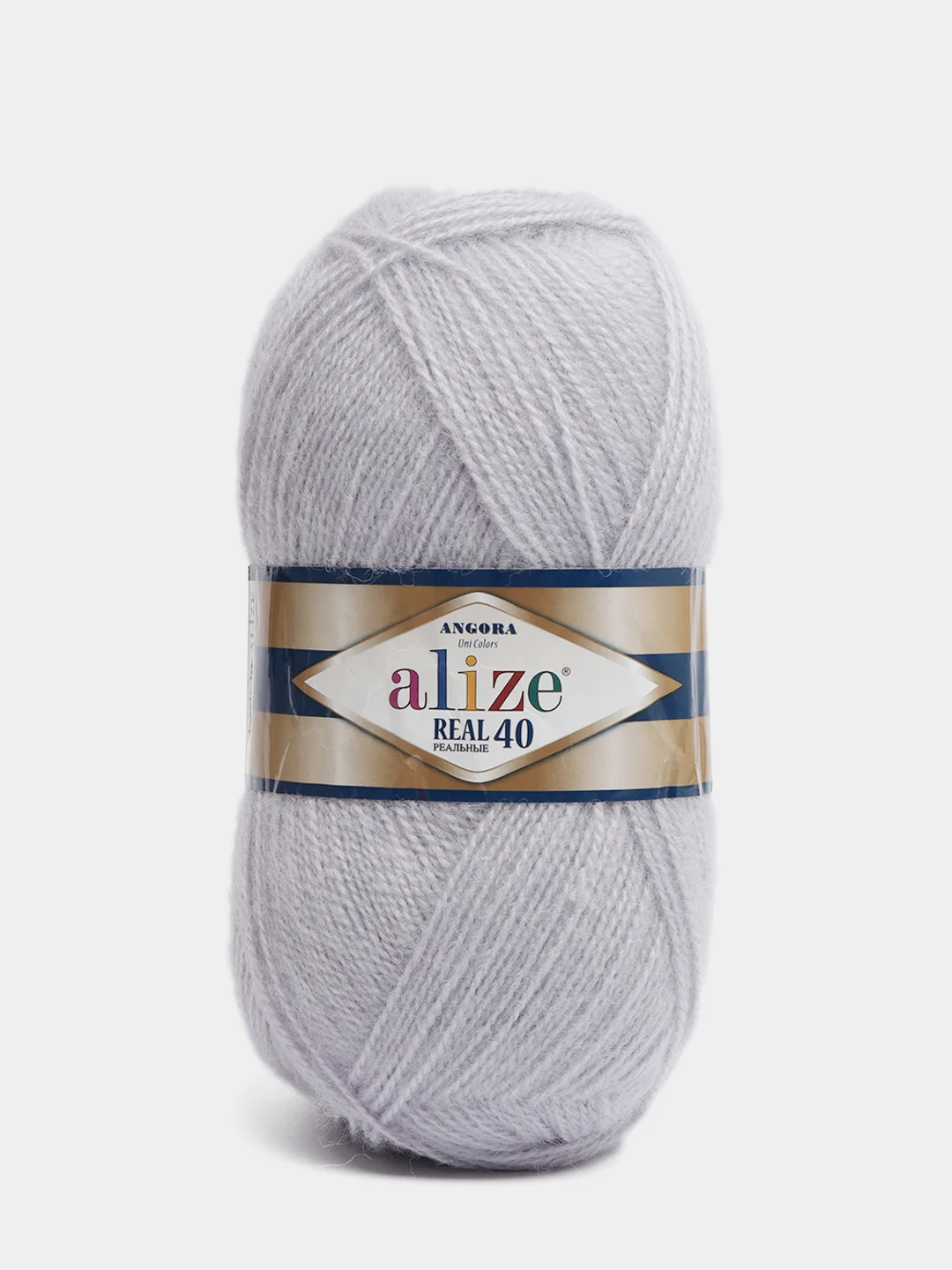 Бирюзовый пряжа Alize Real 40, 40%шерсть, 60%акрил, 100г/480м