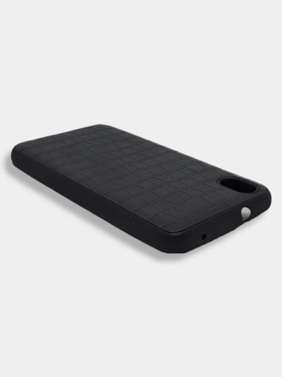 Черный чехол под кожу Xiaomi Redmi 7A, Redmi 8, Redmi 8A, Redmi Note 8T