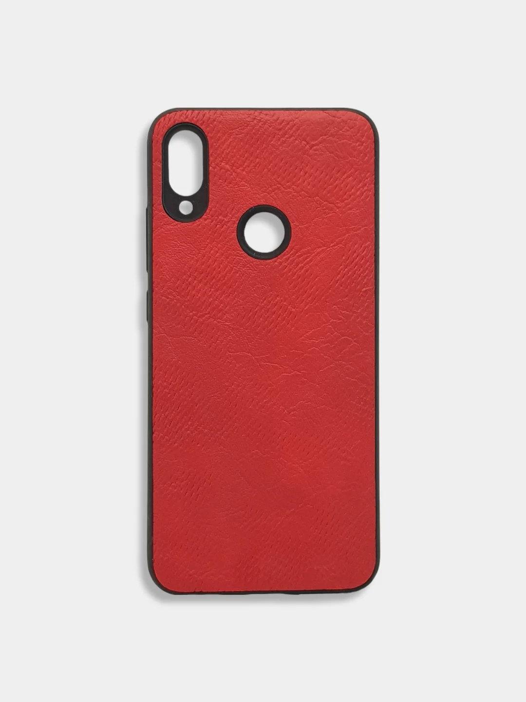 Красный чехол под кожу Xiaomi Redmi 7A, Redmi 8, Redmi 8A, Redmi Note 8T