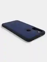 Синий чехол под кожу Xiaomi Redmi 7A, Redmi 8, Redmi 8A, Redmi Note 8T
