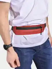 Красный сумка на пояс, для бега, поясная, через плечо, мужская, женская