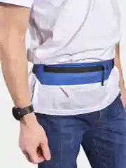 Синий сумка на пояс, для бега, поясная, через плечо, мужская, женская