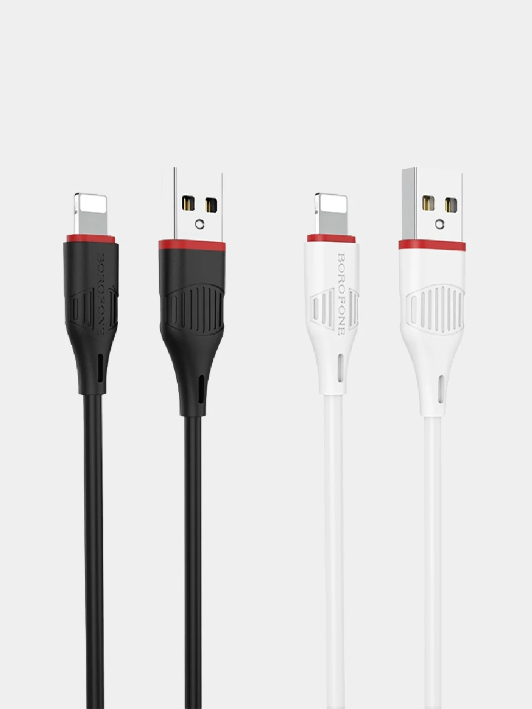 Кабель Borofone BX17, быстрая зарядка 2.4 A, 1 м, Lightning, Type-C, Micro-USB
