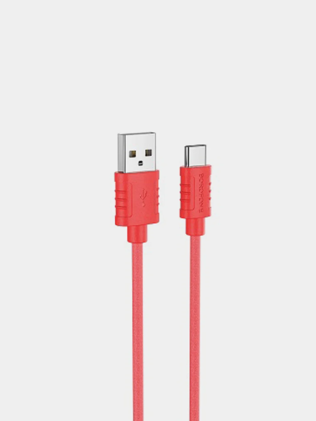 Красный кабель для зарядки и передачи данных Borofone BX52 для Lightning, 1 м, 2.4А