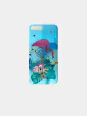 Голубой силиконовый чехол с рисунком на айфон 6 / 6s / X / Xs / 7 Plus / 8 Plus